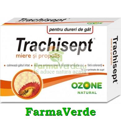 Trachisept Miere + Propolis 16 Cpr Ozone Labormed