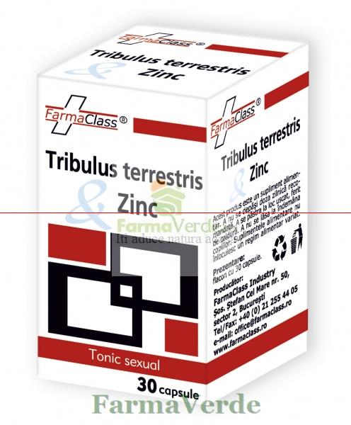 Tribulus Terrestris + Zinc 30 cps FarmaClass
