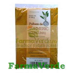 Curcuma/Turmeric pulbere 100 gr Herbavit