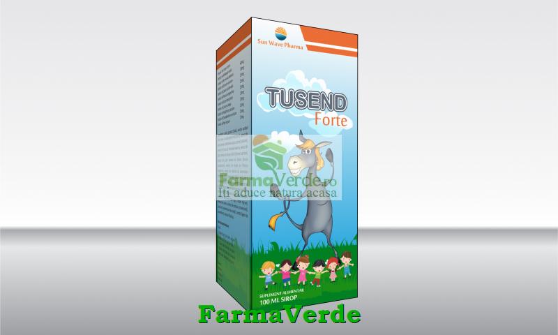TusEnd Forte Sirop 100 ml AntiTusiv Ayurvedic Sun Wave Pharma