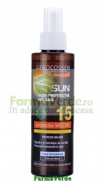 Gerocossen Ulei Protectie Solara Spray SPF 15 - 150 ml