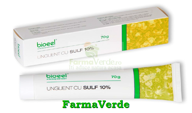 Unguent cu Sulf 10% 70 gr Bioeel