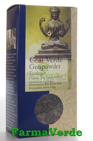 Ceai Verde Gunpowder BIO 100 gr Sonnentor