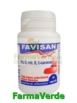 Vitamina C+Vitamina E+Beta caroten 40capsule Favisan