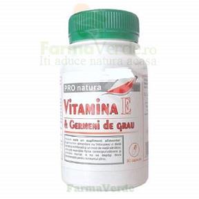 Vitamina E Germeni de Grau 90 capsule ProNatura Medica