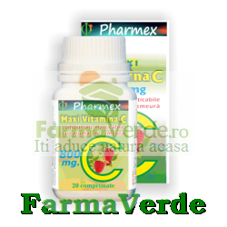 VITAMINA C 800 mg 20 cpr masticabile Pharmex