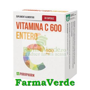 Vitamina C Entero 600 30 capsule Quantum Pharm
