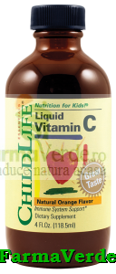 Vitamina C Lichida Copii 118,5ml Imunitate Child Life Secom
