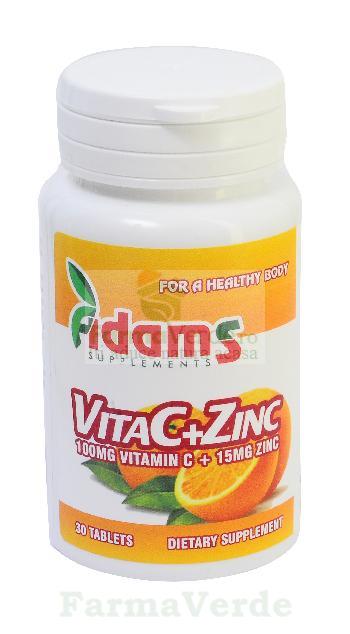 VitaC+Zinc 115 mg 30 tablete Adams Vision