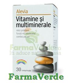 Vitamine si Multiminerale 30 cpr Alevia