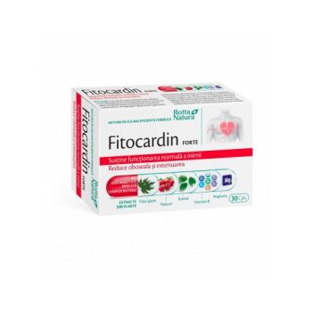 Fitocardin Forte Un ritm cardiac normal 30 capsule Rotta Natura