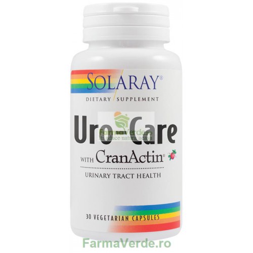 Uro-Care With Cranactin (Fost D-MANNOSE WITH CRANACTIN) Infectii Urinare 30 capsule Secom