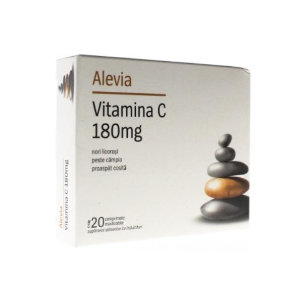 Vitamina C Clasic 180mg 20 comprimate masticabile Alevia