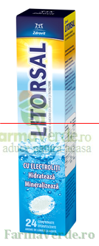 Zdrovit Litorsal Electroliti 24 comprimate efervescente
