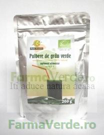 Pulbere de grau verde 200 gr Phyto Biocare
