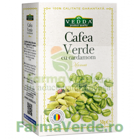 Cafea Verde cu Cardamom 50 gr Vedda