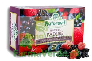 Ceai Fructe de Padure 20 doze Naturavit