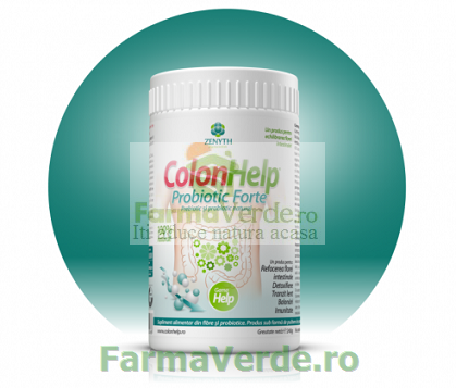 Colon Help Probiotic Forte Prebiotic si Probiotic Natural 240 gr Zenyth Pharmaceuticals