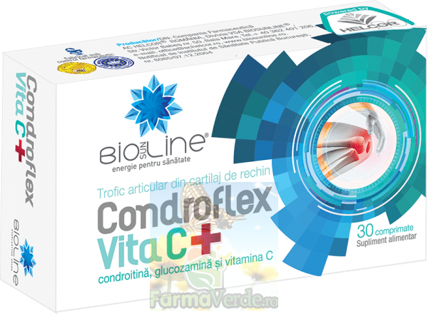 Condroflex Vita C 30 comprimate ACHelcor BioSunLine