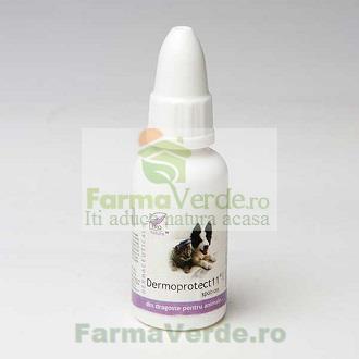 Dermoprotect 11 VET Uz Veterinar(caini si pisici) 6 flacoane cu 15 ml Medica ProNatura