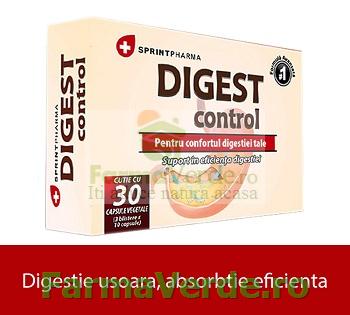 Digest Control-Balonare-Digestie 30 capsule Sprint Pharma