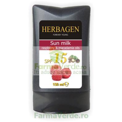 Emulsie pentru plaja cu SPF 15 - 150 ml Herbagen Genmar