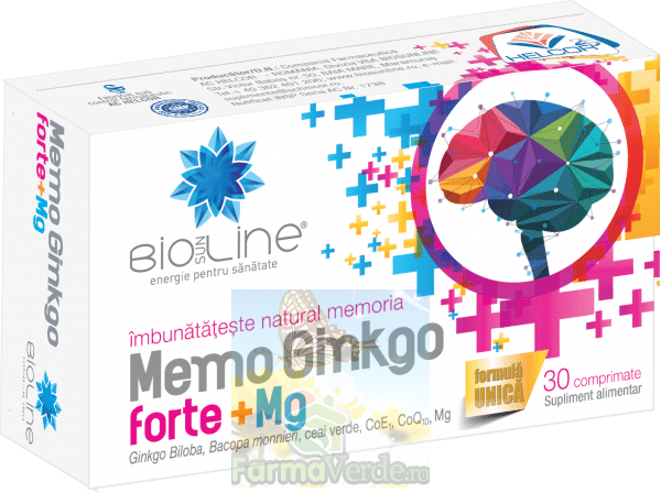 Ginkgo Memo Forte 30 comprimate ACHelcor BioSunLine