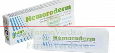 Hemoroderm crema solida supozitoare 10 bucati Laur Med