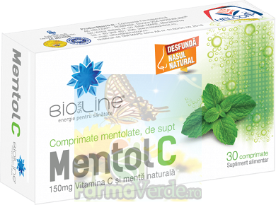 Mentol Vitamina C 30 comprimate ACHelcor Pharma