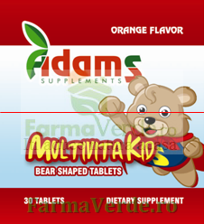MultivitaKid multivitamine 30 tablete masticabile Adams Vision