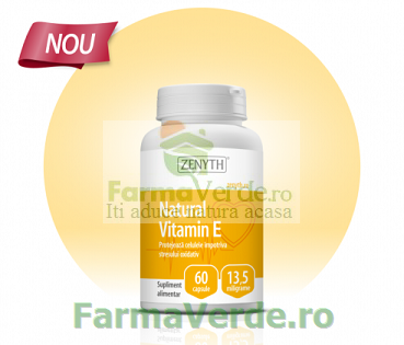 Natural Vitamin E 13,5 mg 60 capsule Zenyth Pharmaceuticals