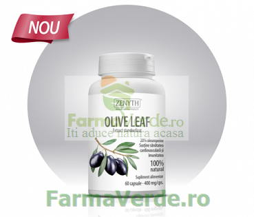 Olive Leaf Frunze de Maslin 400 mg 60 capsule Zenyth Pharmaceuticals