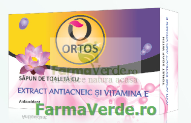 Sapun Antiacneic cu Vitamina E 100 gr Ortos Prod