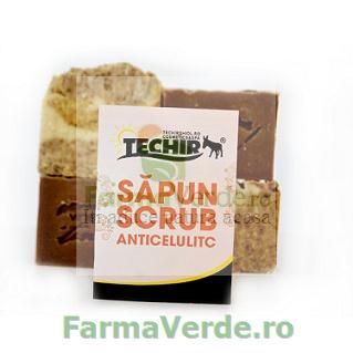 Sapun Scrub Anticelulitic Techir cu Namol Sapropelic 120 gr Techirghiol Cosmetic Spa