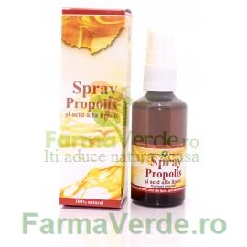 Spray Propolis+Acid Alfa Lipoic 50 ml Hypericum Plant