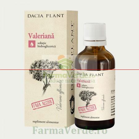 Tinctura Valeriana Fara Alcool 50 ml Dacia Plant