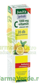 VITAMINA C TABLETE EFERVESCENTE cu Gust de Lamaie 1000 mg 20 tablete Magnacum Med