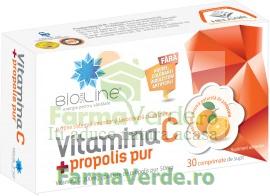 Vitamina C cu propolis pur 30 comprimate de supt ACHelcor