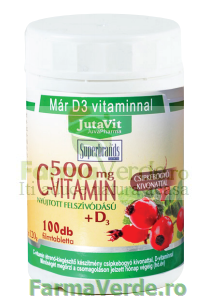 Vitamina C Retard Macese +Vitamina D3 500 mg 100 tablete Magnacum Med