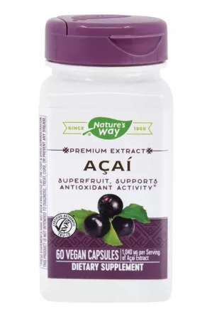 Acai SE Antioxidant 60 Capsule Natures's Way Secom