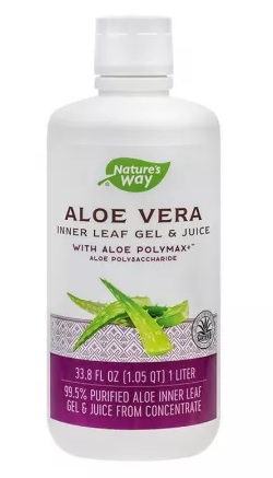 Aloe Vera Gel 1L 99,5 Purity !! Nature's Way Secom
