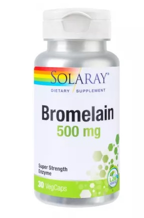 BROMELAIN 500 mg (Enzime ananas) Digestie Usoara 30 capsule Secom
