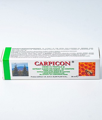 Carpicon Crema Cu Propolis si Rasina de Conifere 50ml ELZIN PLANT
