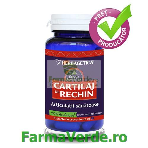 Cartilaj de Rechin 500 mg 60 capsule Herbagetica