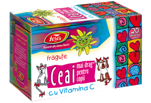 Ceai mai drag pentru copii cu fragute si Vitamina C 20 dz Fares
