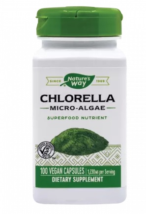 CHLORELLA MICRO-ALGAE 410 mg 100 capsule Nature's Way Secom