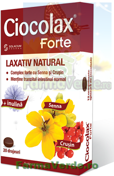 Ciocolax Forte Constipatie 12 comprimate Solacium Pharma
