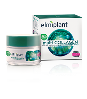 Crema antirid de zi SPF 10 Multi Collagen 50 ml Elmiplant
