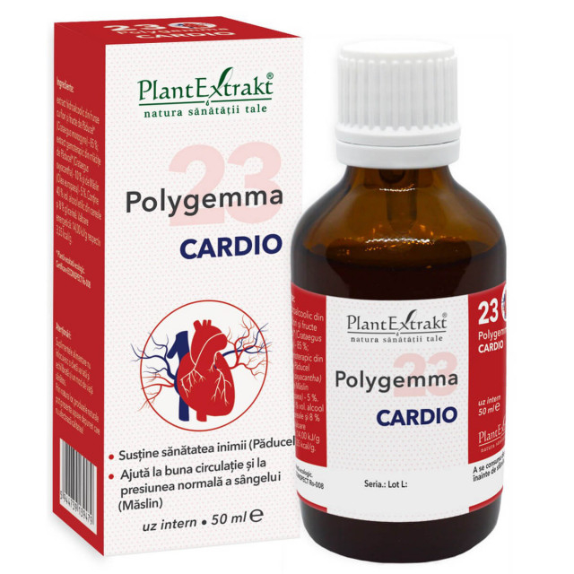Corphyt Solutie Polygemma 23 Cardio 50 ml Plantextrakt