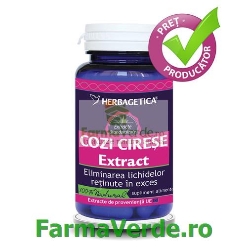 Cozi de Cirese cu Extract 60 capsule Herbagetica